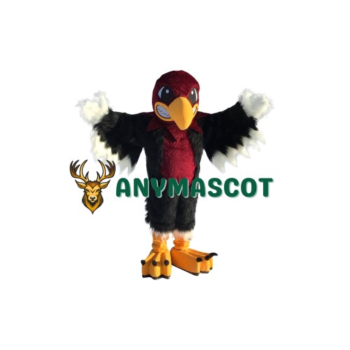 Red & Black Eagle Mascot Costume