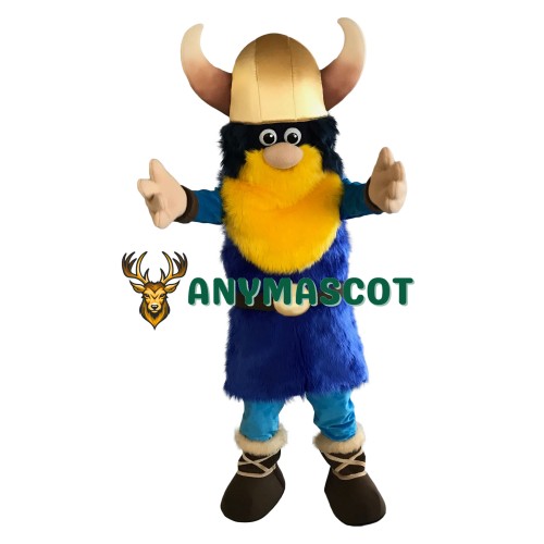 Friendly Realistic Viking Mascot Costume