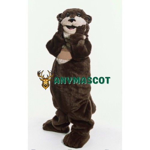Friendly Lightweight Otter Mascot Costume