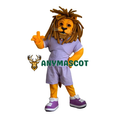 Fashionable Lion Mascot Costume