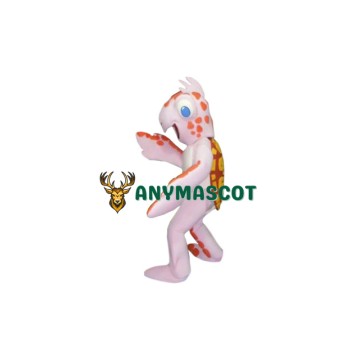 Pink Sea Turtle Mascot Costume