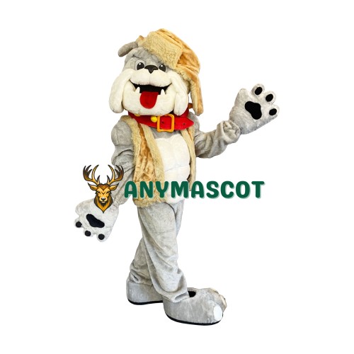 Friendly Lightweight Bulldog Mascot Costume