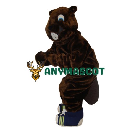 Superb Realistic Beaver Mascot Costume