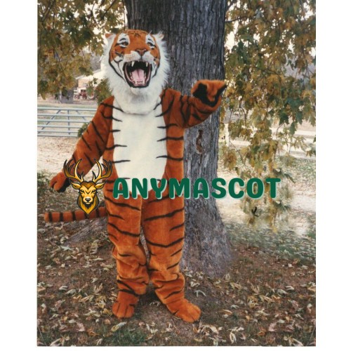 Superb Fierce Realistic Tiger Mascot Costume
