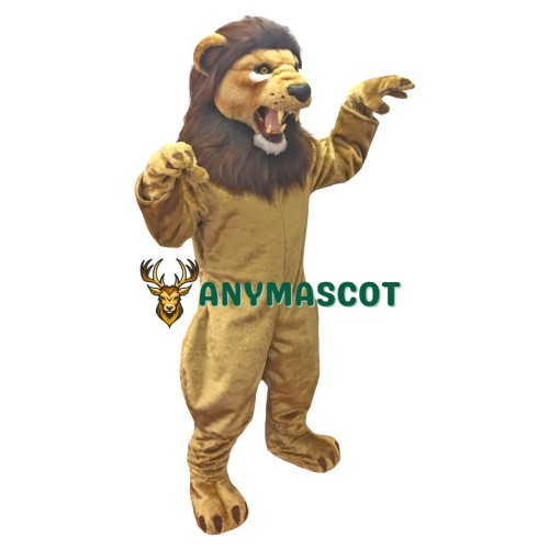 Power Fierce Lion Mascot Costume