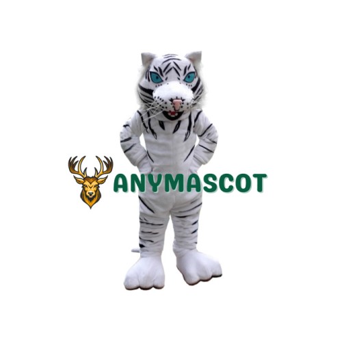 Affordable White Tiger Mascot Costume