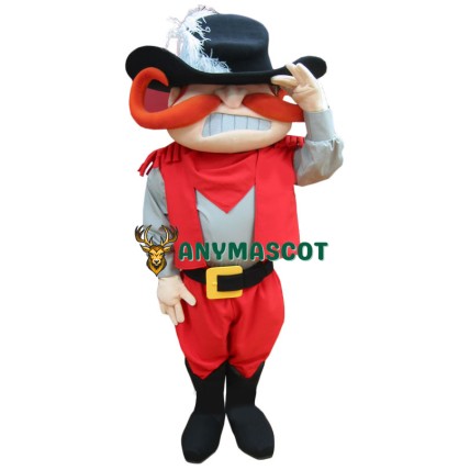 Superb Rebel Mascot Costume