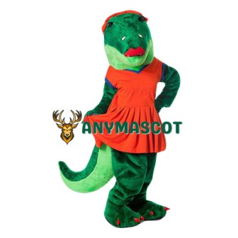 Sport Female Alligator Mascot Costume