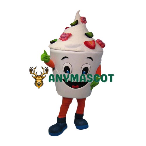 Superb Happy Lightweight Ice Cream Mascot Costume