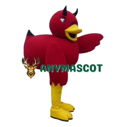 Devil Ducky Mascot Costume