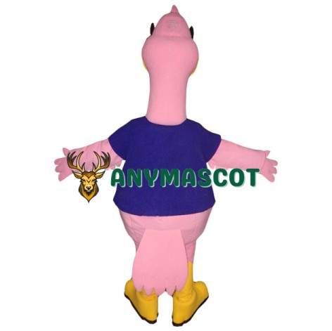 Superb Flamingo Mascot Costume