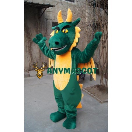 Affordable Lightweight Green Dragon Mascot Costume