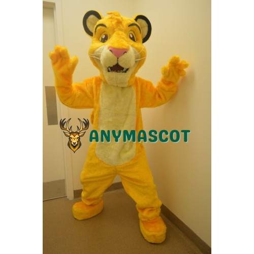 Friendly Simba Lion King Mascot Costume