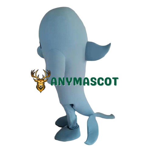 Lovely Lightweight Blue Dolphin Mascot Costume