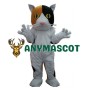Affordable Brown White Cat Mascot Costume
