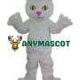 Affordable White Cat Mascot Costume