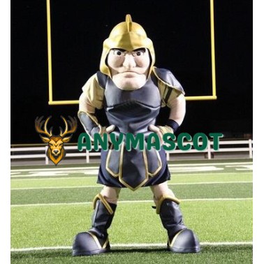 Golden Spartan Trojan Knight Mascot Costume