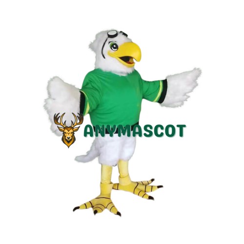 Realistic White Eagle Mascot Costume