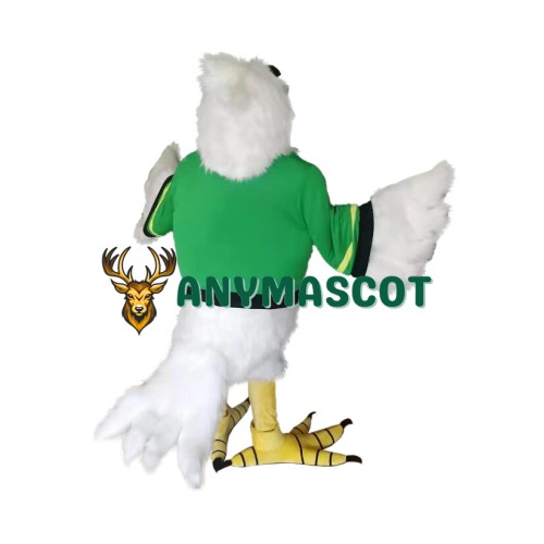 Realistic White Eagle Mascot Costume