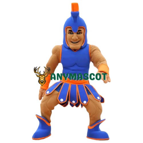 Sport Blue Spartan Trojan Knight Mascot Costume