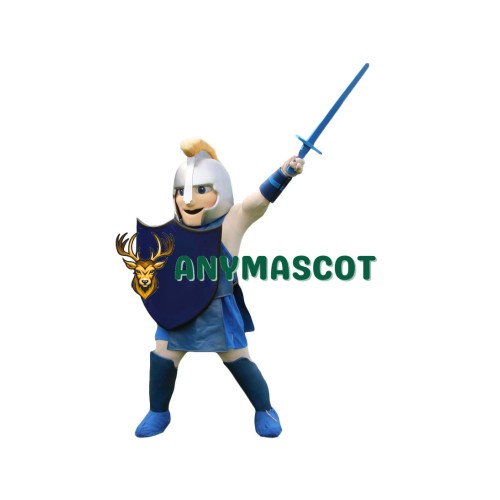 Friendly Spartan Warrior Mascot Costume