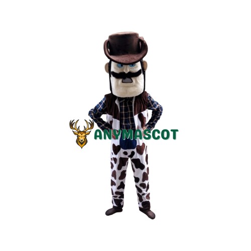 Power Lightweight Cowboy Mascot Costume