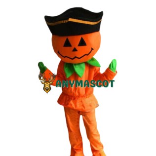 Pirate Pumpkin Mascot Costume
