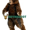 Realistic Brown Bear Mascot Costume