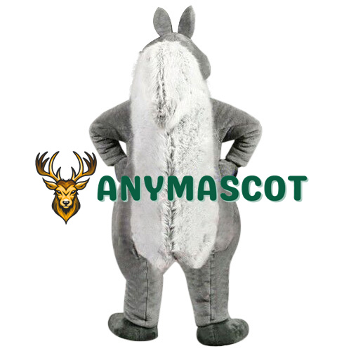 Lovely Realistic Grey Squirrel Mascot Costume