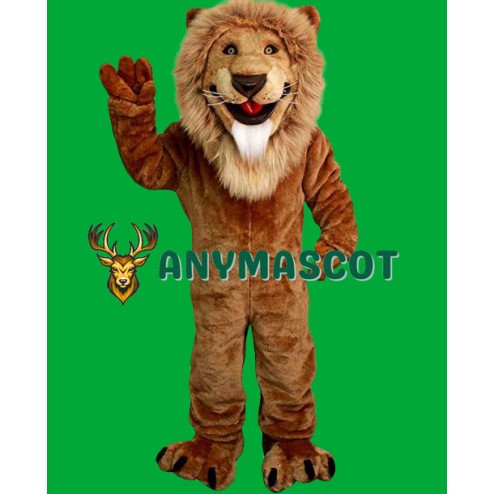 Superb Lightweight Friendly Lion Mascot Costume