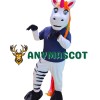 Zebra Unicorn Mascot Costume