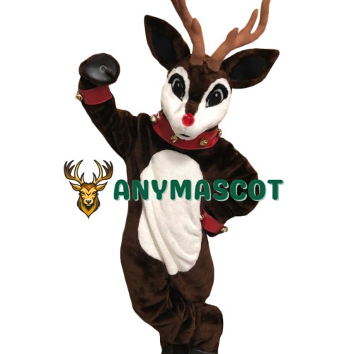Christmas Elk Mascot Costume