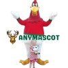 Friendly Lightweight Rooster Mascot Costume