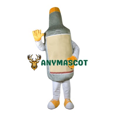White Wine Bottle Mascot Costume