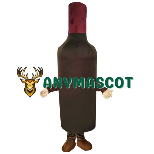 Grape Wine Bottle Mascot Costume