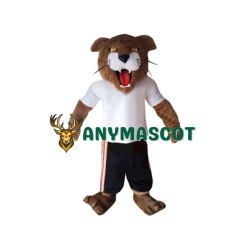 Superb Lightweight Cougar Mascot Costume