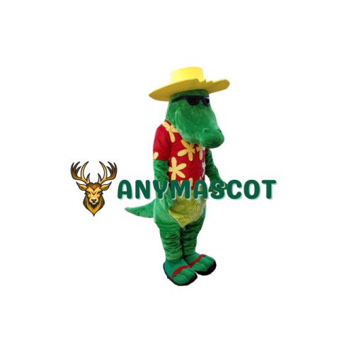 Summer Crocodile Mascot Costume