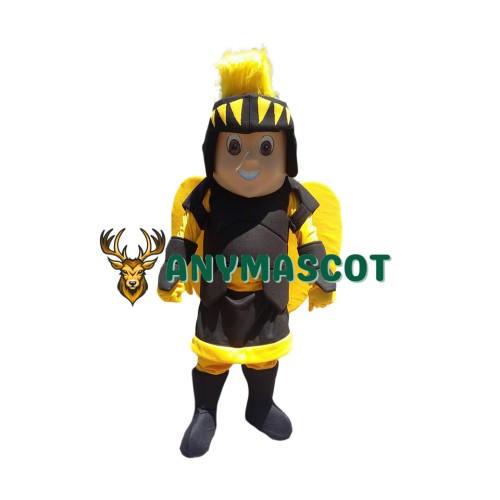 Angel Spartan Knight Mascot Costume