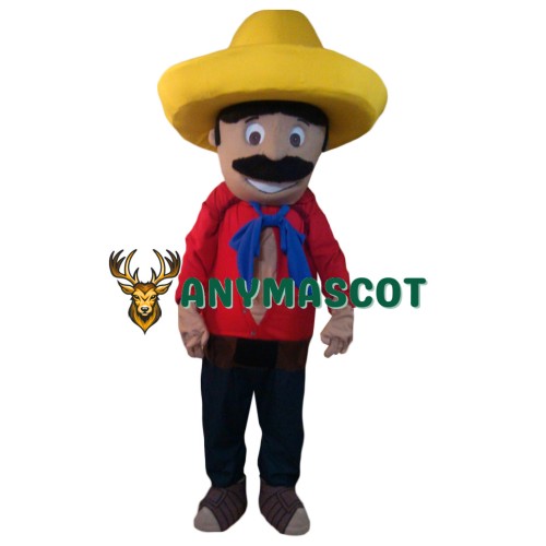 Friendly Lightweight Mexican Man Mascot Costume
