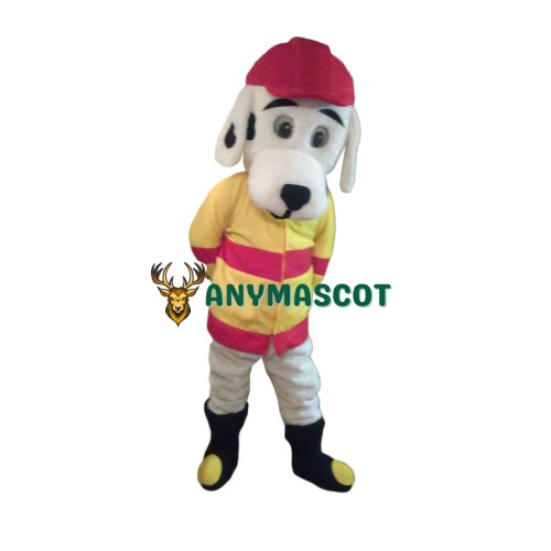 Affordable Realistic Fire Dog Mascot Costume