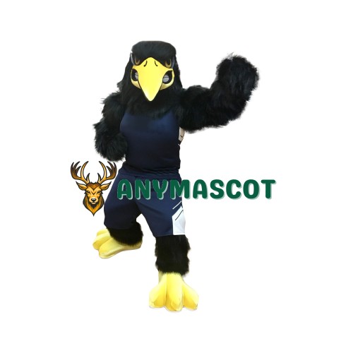 Sport Black Eagle Mascot Costume