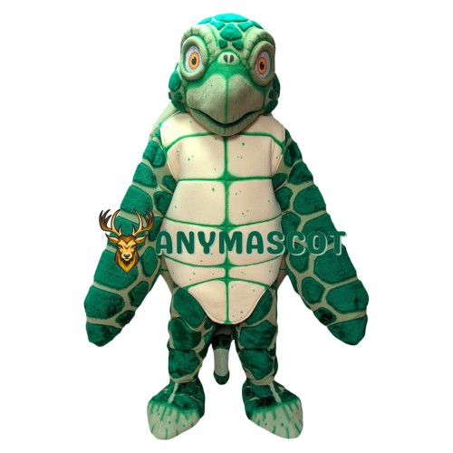 Realistic Sea Turtle Mascot Costume