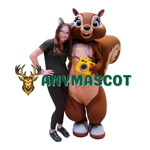 Deluxe Realistic Squirrel Mascot Costume