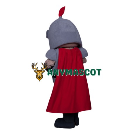 Friendly Knight Boy Mascot Costume
