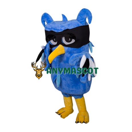 Affordable Blue Owl Mascot Costume