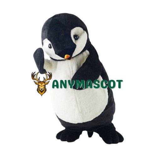 Friendly Realistic Penguin Mascot Costume