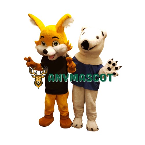 Happy Ligtweight Fox Mascot Costume