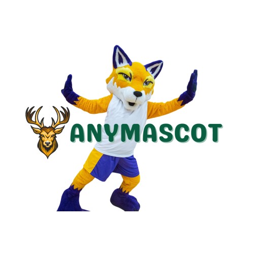 College Realistic Fox Mascot Costume