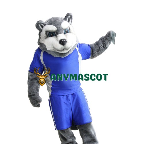 Realistic College Husky Mascot Costume