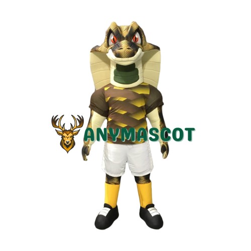 Superb Realistic Cobra Mascot Costume